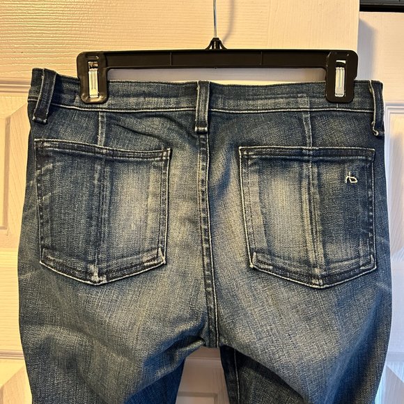 Rag & Bone Skinny Jeans Leather Sz 28 - Picture 4 of 6